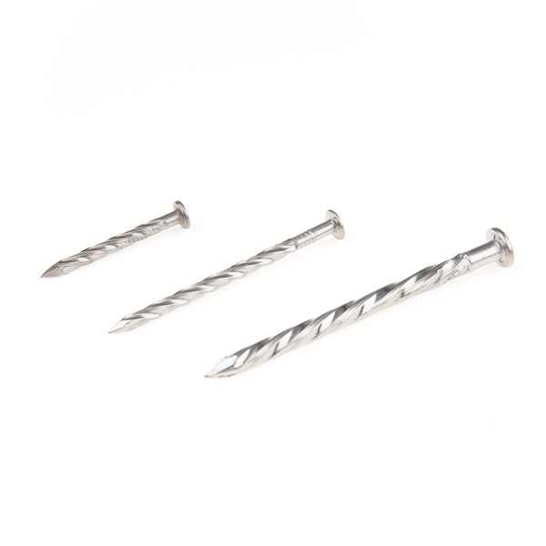 Flat Head (Checkered) Twist Shank Nails