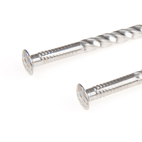 Oval Head (Checkered) Twist Shank Nails